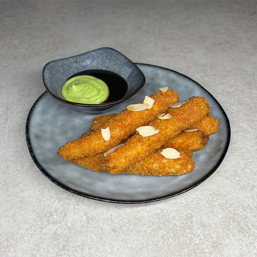 Креветки в темпуре в Сливочном Васаби